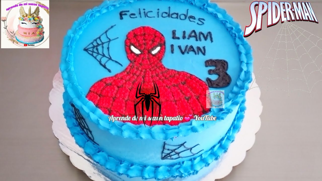 Top 86+ imagen pastel del hombre araña sencillo