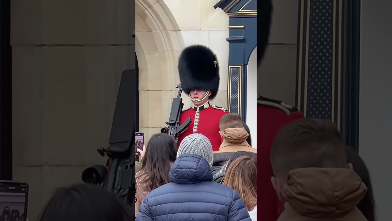 Guard Suddenly Yelled ‘MOVE BACK!’ 😳