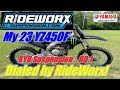 My 2023 Yamaha YZ450F Dialed by RideWorx RD 1