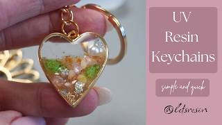 UV Resin Keychains, Great for beginners and perfect gift idea @LETSRESIN