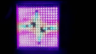 Mandelbrot set animation running on Pixelblaze