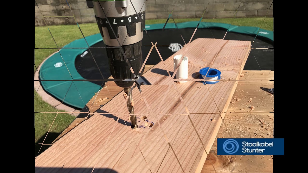 Handvat maken in een Vlonderluik met een Oogplaat