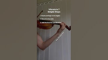 Violin Vibrato in 7 Simple Steps #vibrato #learnviolin #violinlesson
