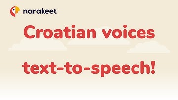 Croatian voices for text-to-speech