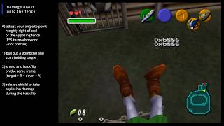 steal Epona with Triple Slash Clip - 1 A press and 1 Bombchu