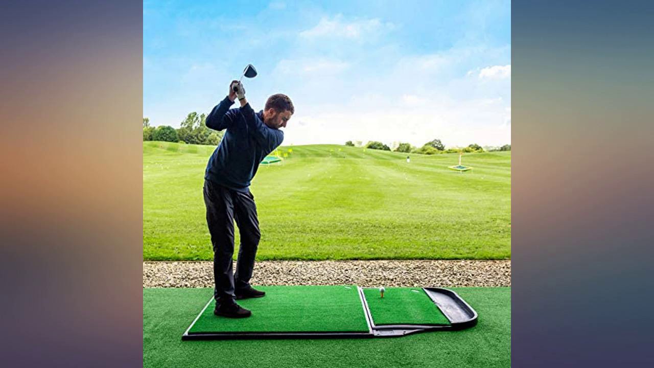 FORB Pro Driving Range Golf Practice Mat Premium Artificial Hitting