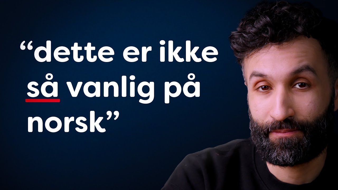 5 feil som gjør at du ikke høres norsk ut (enda)