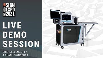 ChannelBender EX - Best Entry Level Channel Letter Bender - ISA Sign Expo Live Demo Replay - 4/8/21