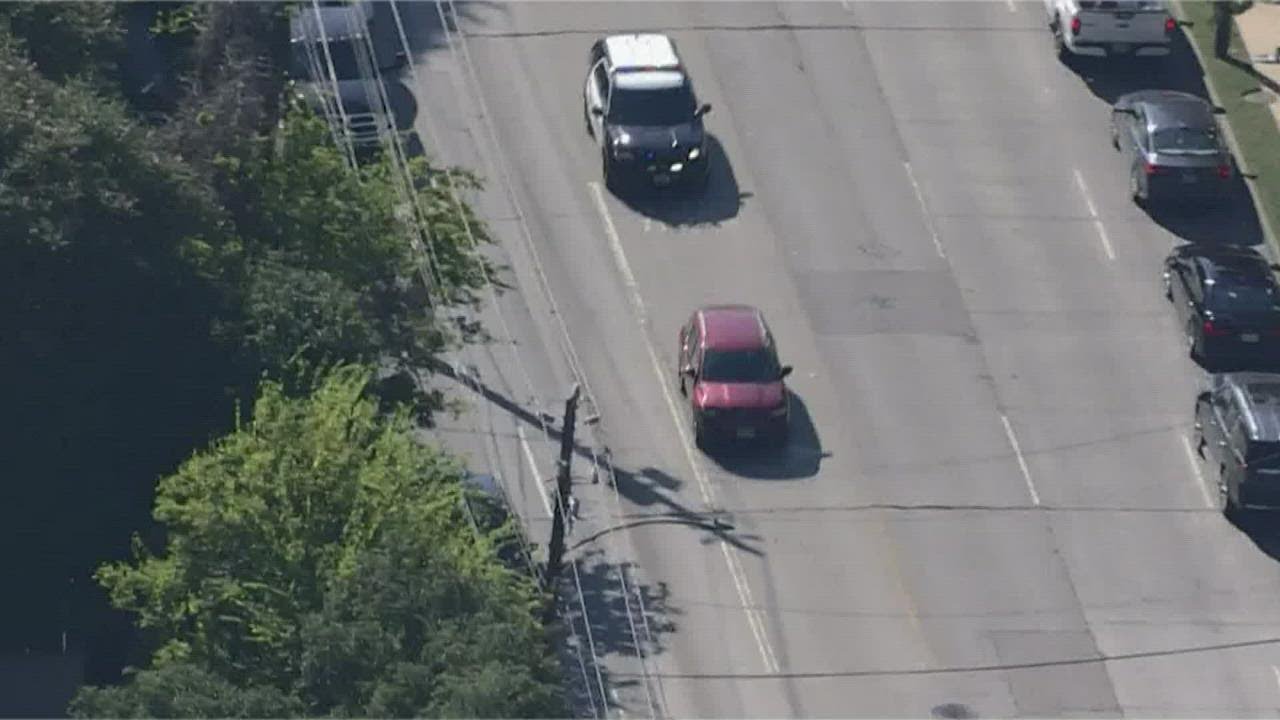 Police chase ends with suspect in custody in Memorial area - YouTube
