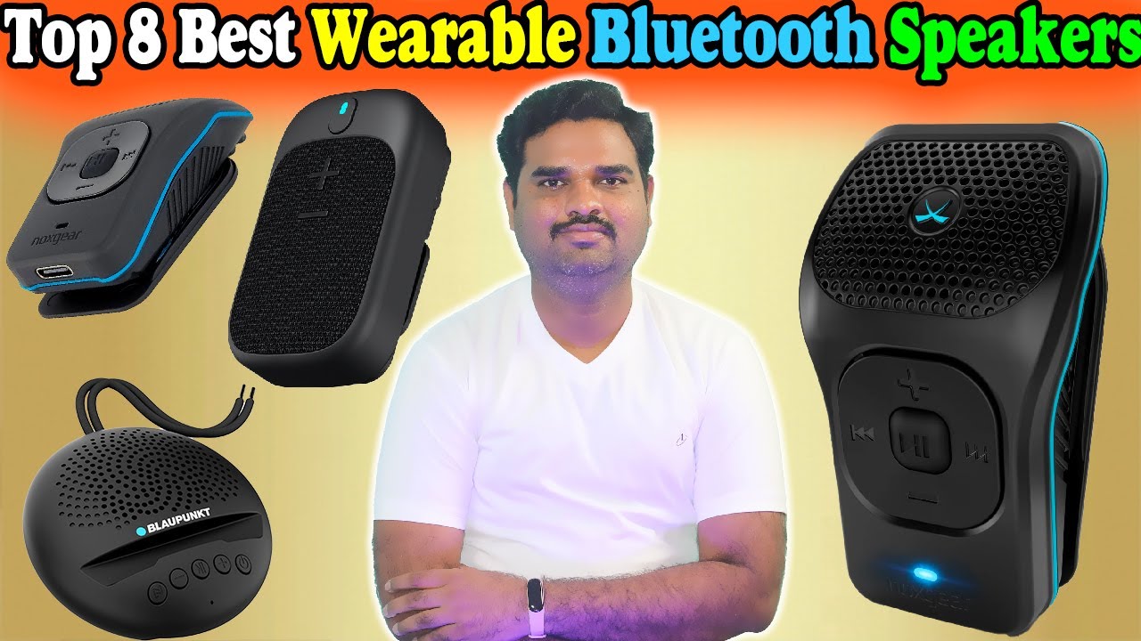 ✅Top 8 Best Wearable Bluetooth Speaker In India 2024 With Price|Portable Speaker Review & Comparison
