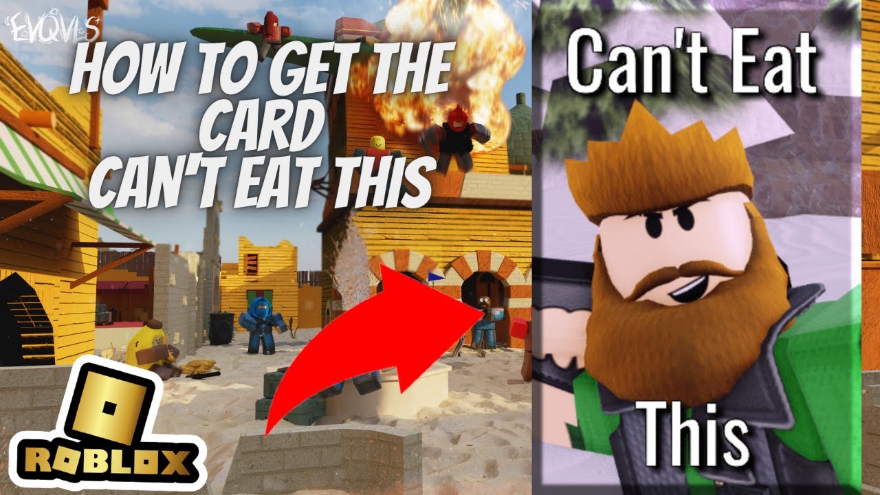 NEW CODE for "CAN'T EAT THIS" CALLING CARD in ARSENAL! [ROBLOX]