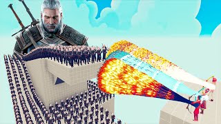 100x GERALT OF RIVIA + 2x GIANT vs 3x EVERY GOD - Totally Accurate Battle Simulator TABS