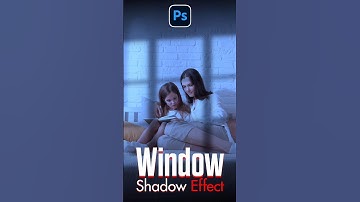 Window 🪟 Shadow Effect In Adobe Photoshop #photoshop #adobephotoshop #photoshoptutorial