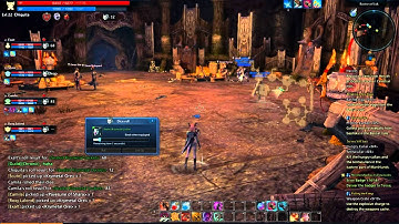 TERA First Instanced Dungeon BoL Gameplay + First Boss