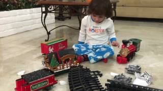 The North Pole Express train set up