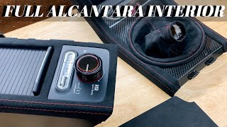 Full Alcantara Subaru STI Interior | Overland Designs