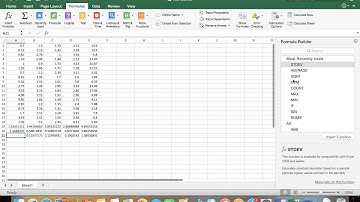 Bio Excel Tutorial