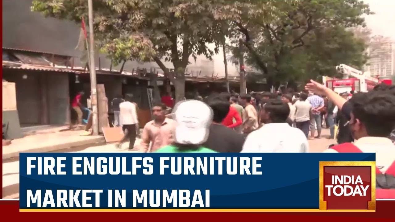 Massive Fire Breaks Out In Mumbai's Jogeshwari Furniture Market Watch