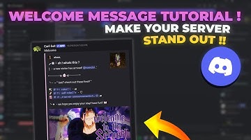 [2025] Create Welcome Welcome Message for your Discord Sever | Carl Bot | Mee6 | Discord Tutorial