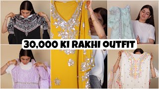 Raksha Bandhan Special Outfit Haul video | ₹30,000 ka suit😱 #rakshabandhan #longhairunicorn