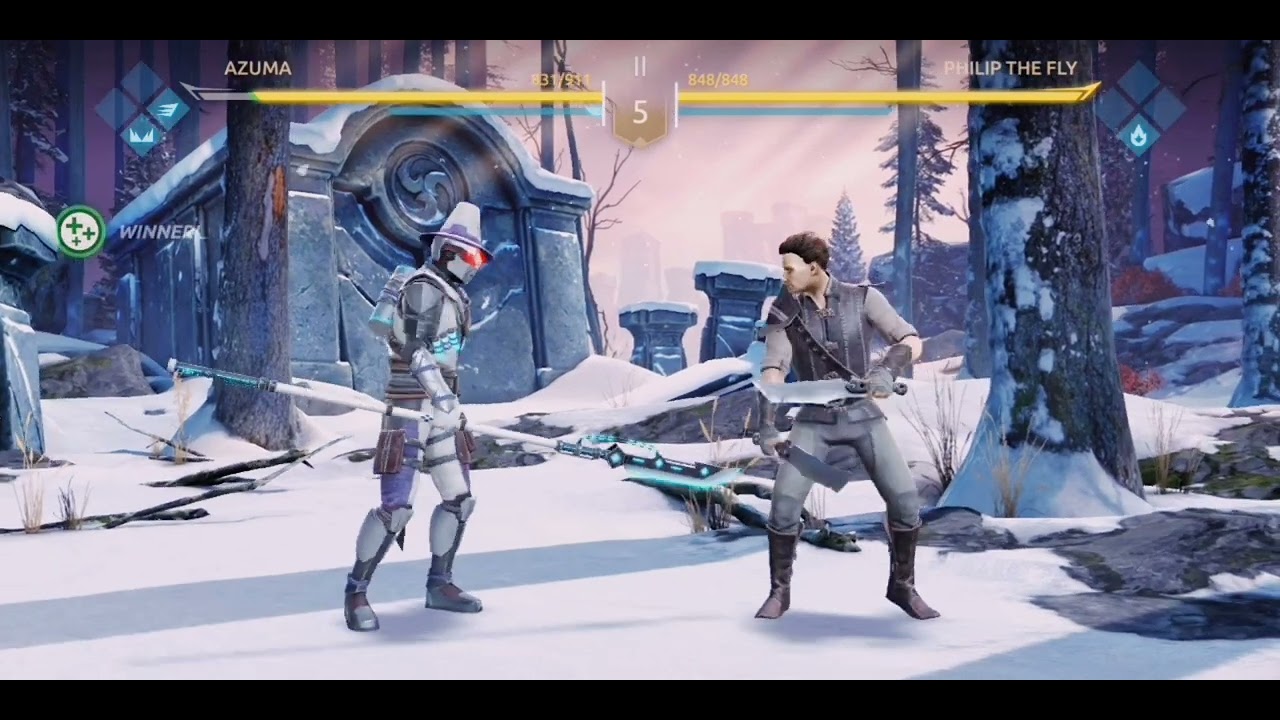 Shadow Fight 4: Arena AZUMA Fight || 