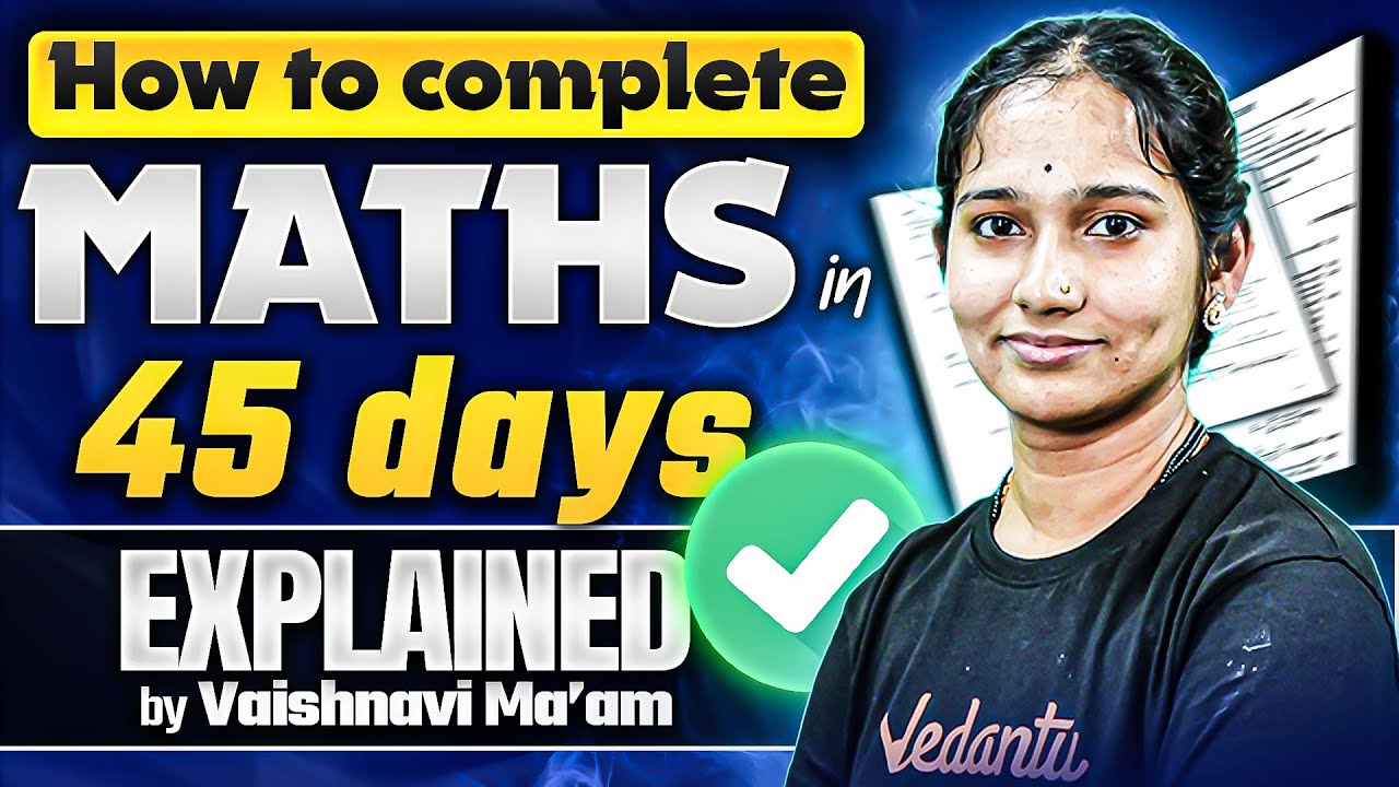 Complete Maths in 45 Days! 🔥 SSLC Class 10 | Vaishnavi Mam Strategy ...