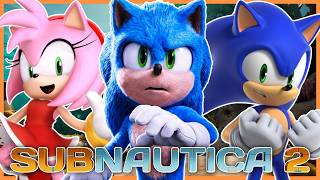 Movie Sonic, Modern Sonic and Modern Amy Play Subnautica 2!! screenshot 4
