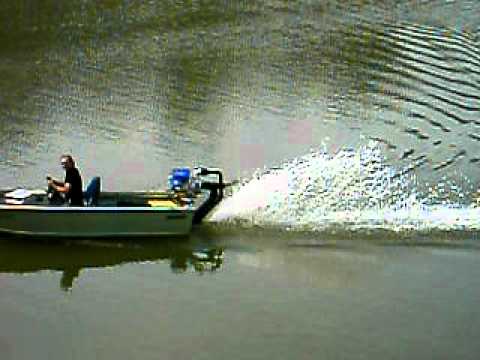 water pump boat 3 - YouTube
