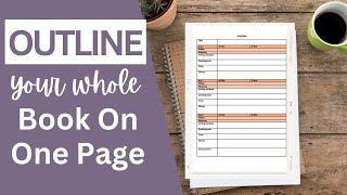 Fast & Easy: Outline Your Whole Book on One Page