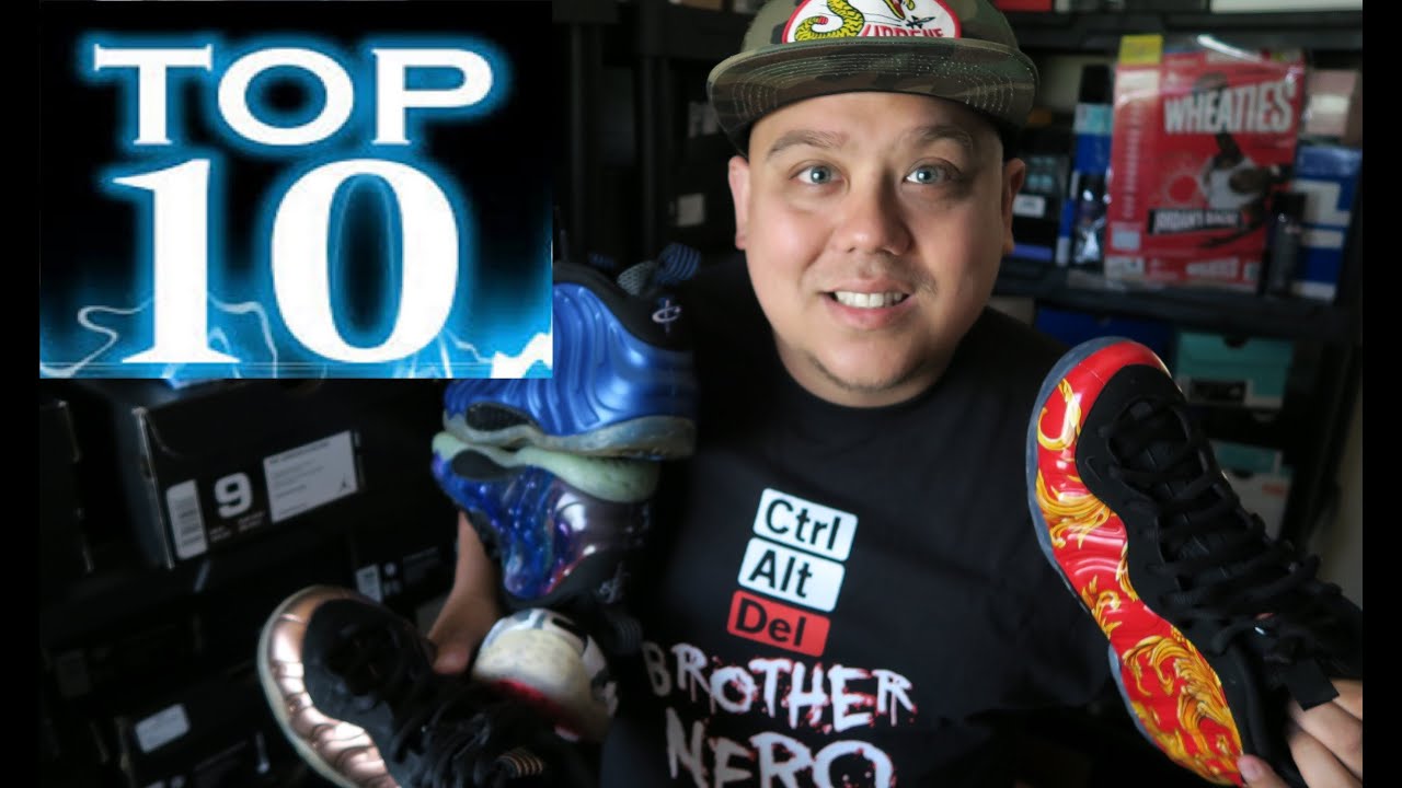 Top 10 Nike Air Foamposite One Sneakers