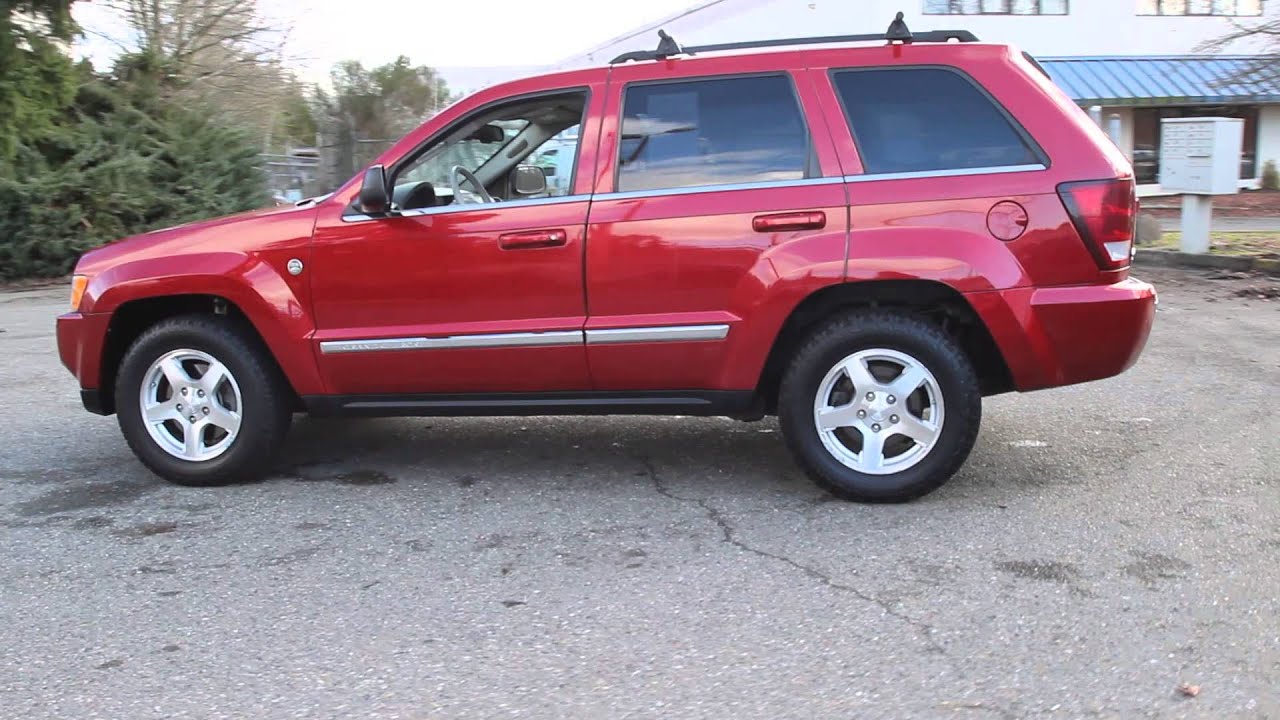 06 Jeep Grand Cherokee Limited Red 6c Redmond Seattle Youtube 06 Jeep Grand Cherokee Limited Red 6c Redmond Seattle Youtube
