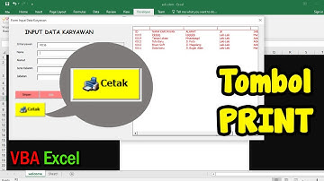 Membuat Tombol Cetak Di Vba Excel