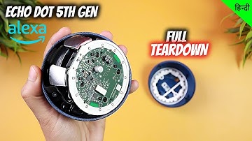 Amazon Echo Dot (5th Gen) Smart Speaker 2023 🪛🔧 TEARDOWN / DISASSEMBLY | What Is Inside ? 💥 | हिन्दी