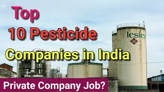 Top Ten Pesticide Companies In India || Agristudy