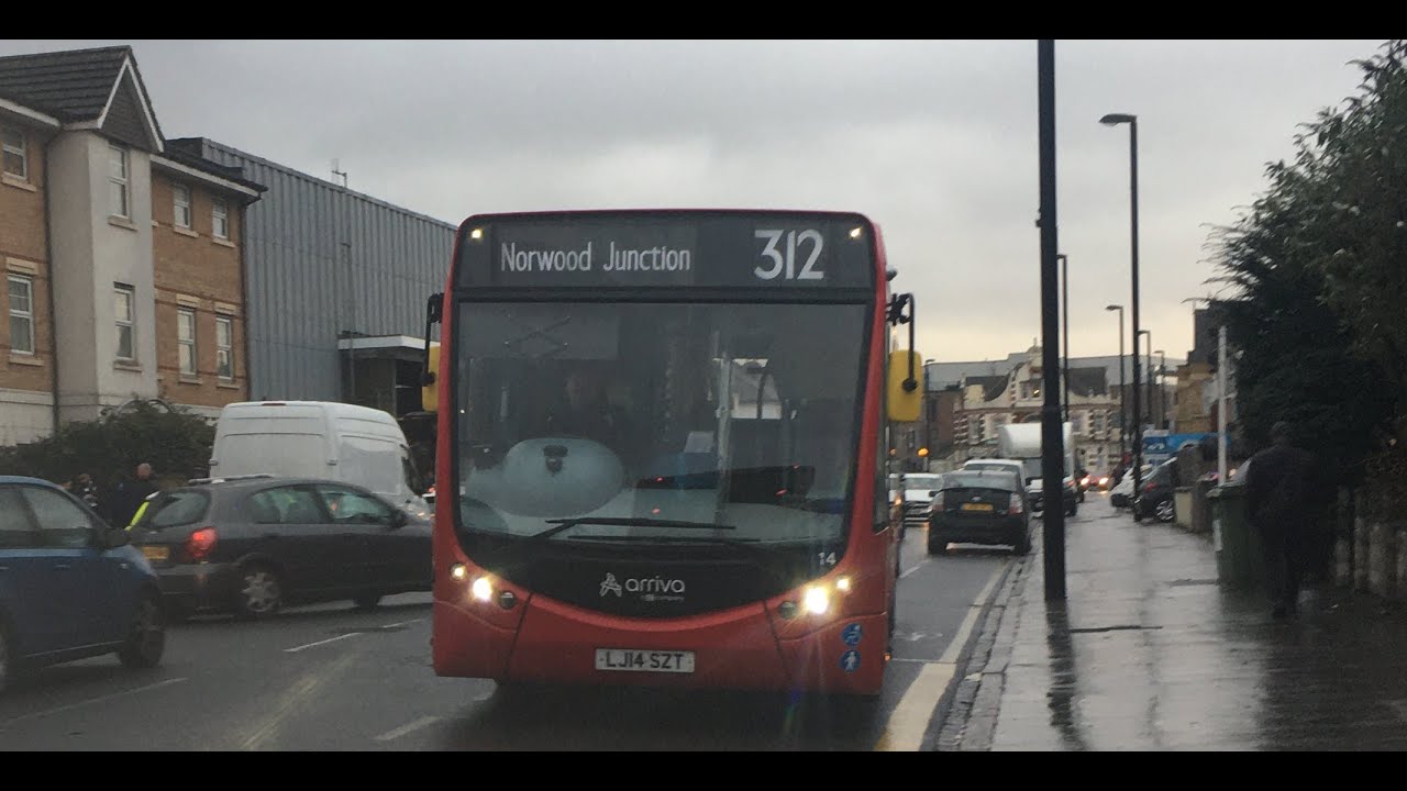 Route 312 - From South Croydon Bus Garage to Norwood Junction Station