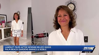 Husband files wrongful death lawsuit after wife fatally stabbed at Barnes & Noble in Palm Beach G...