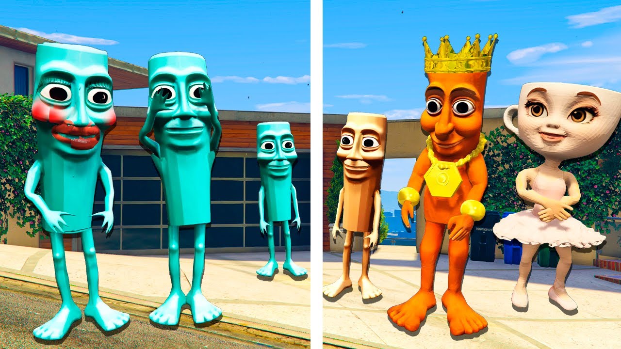 ТУНГ ТУНГ САХУР ОТБАСЫ VS КӨК ТУНГ ТУНГ САХУР ОТБАСЫ (GTA V)