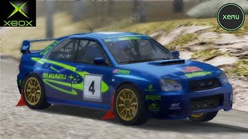 XEMU Xbox Emulator - Colin McRae Rally 2005 Ingame / Gameplay (WIP)