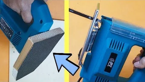 How to convert a jigsaw into a sanding machine \\ 2 in 1 \\ DIY