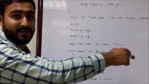 Merge doubly linked list