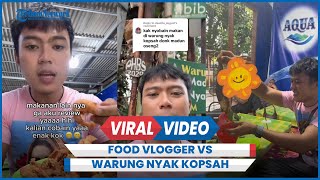Viral Konflik Food Vlogger Aa Juju Vs  Warung Madun Oseng Nyak Kopsah