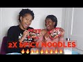 2X SPICY NOODLE CHALLENGE | 2X SPICY NUCLEAR RAMEN CHALLENGE | ft. MysteryTouch Studios