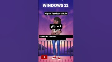 How to Open Feedback Hub in Windows 11 #Windows11 #Shortcuts #Productivity #TechTips