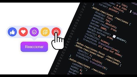 Botón con reacciones animadas | html css | Diseño web - Apock gráficos