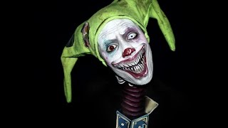 Creepy Clown / Jack in the Box makeup tutorial