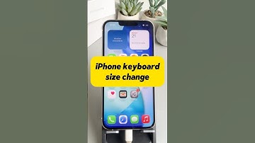 How to Change iPhone Keyboard Size #shorts #iphonetips