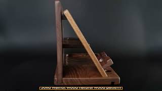 Wooden Cell Phone Docking Stand For Men, Wedding Anniversary, Special Anniversary, Birthday Gift