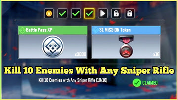 Call Of Duty Mobile Kill 10 Enemies With Any Sniper Rifle Task Complete