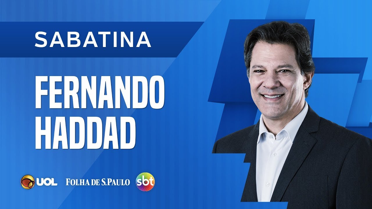 SABATINA COM FERNANDO HADDAD - UOL/FOLHA/SBT - 17/09