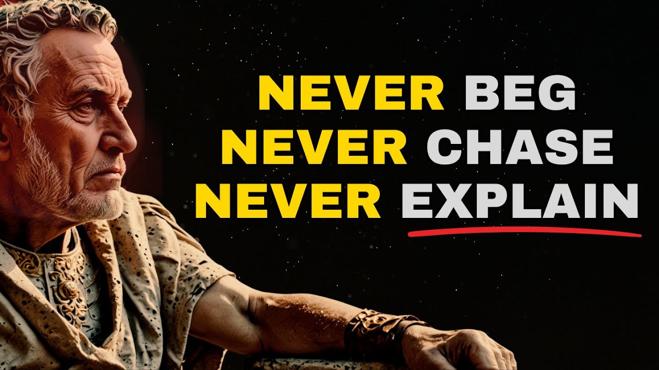 NEVER Chase, NEVER Beg, NEVER Explain – YOUR SILENCE BECOME YOUR SUPERPOWER  STOICISM